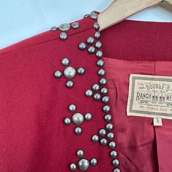 Double D Ranch Maroon Embellished Blazer - Picture 5 of 14